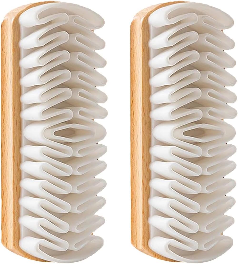 2-Piece Rubber Shoe Brush and Eraser Set, Multi-Purpose Cleaning Tool for Nubuck, Flocked and Matte Leather, Dust-Absorbing Design 2-Piece Rubber Shoe Brush and Eraser Set, Multi-Purpose Cleaning Tool for Nubuck, Flocked and Matte Leather, Dust-Absorbing Design