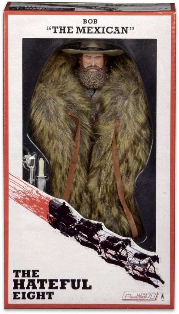 Neca - Figurine Les 8 Salopards - Bob The Mexican Retro Style 20cm - 0634482149416
