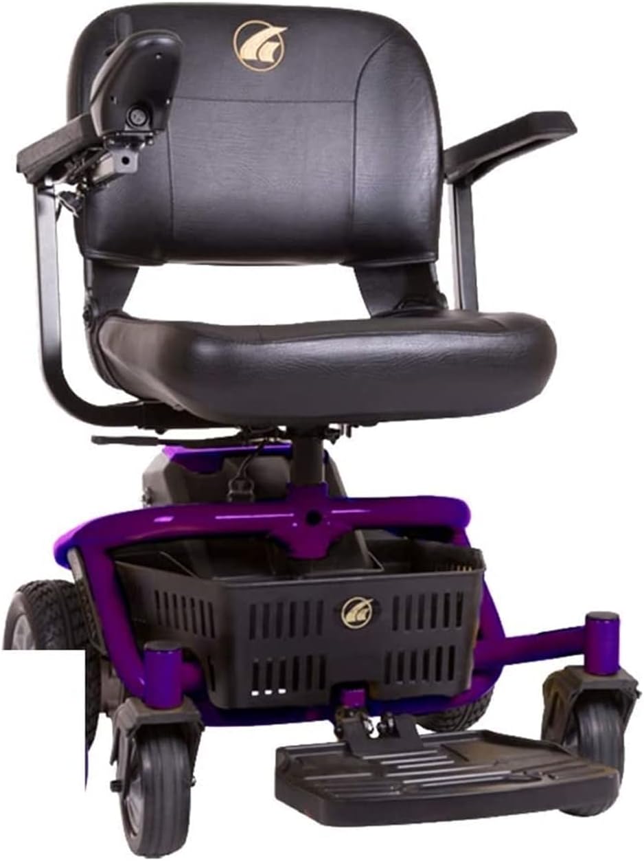 Golden Technologies New LiteRider Envy Power Wheelchair, Red, 20-Inch Seat : Health & Household