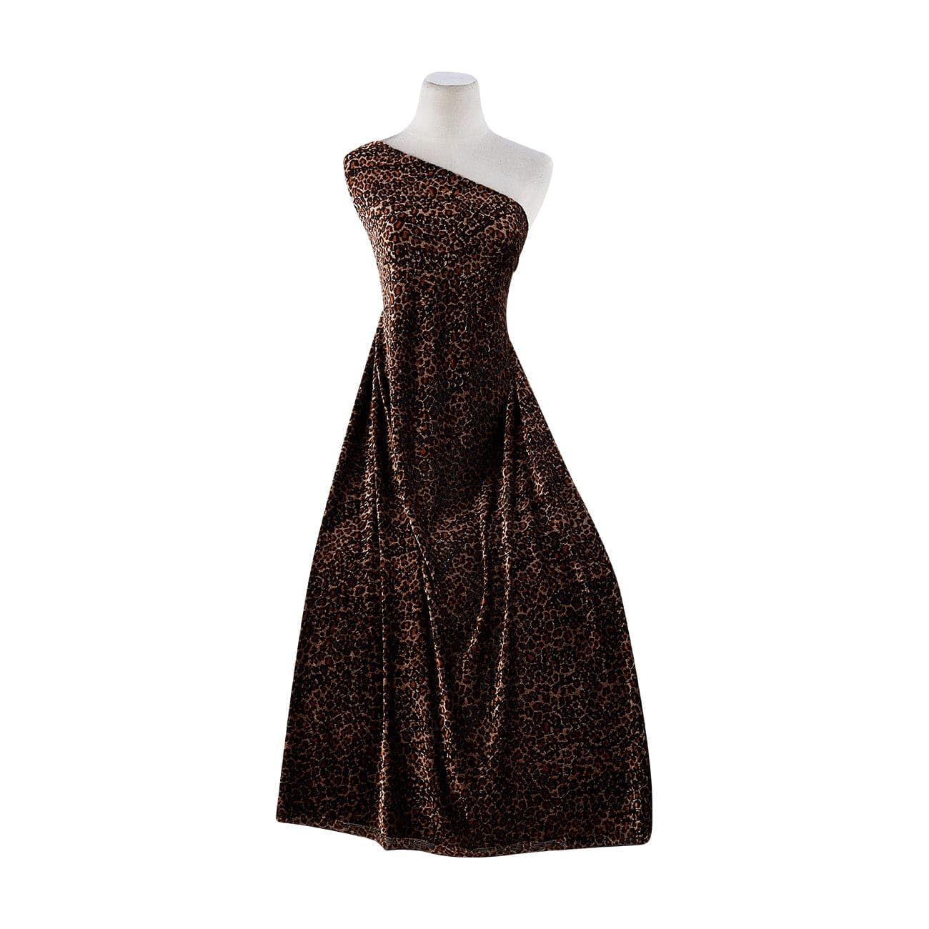 ZELOUF FABRICS Leopard Print Velvet Burnout | Fabric by The Yard | DIY, Sewing, Wedding, Bridal, Dress, Dance, Costume, Crafts | 3 Yard