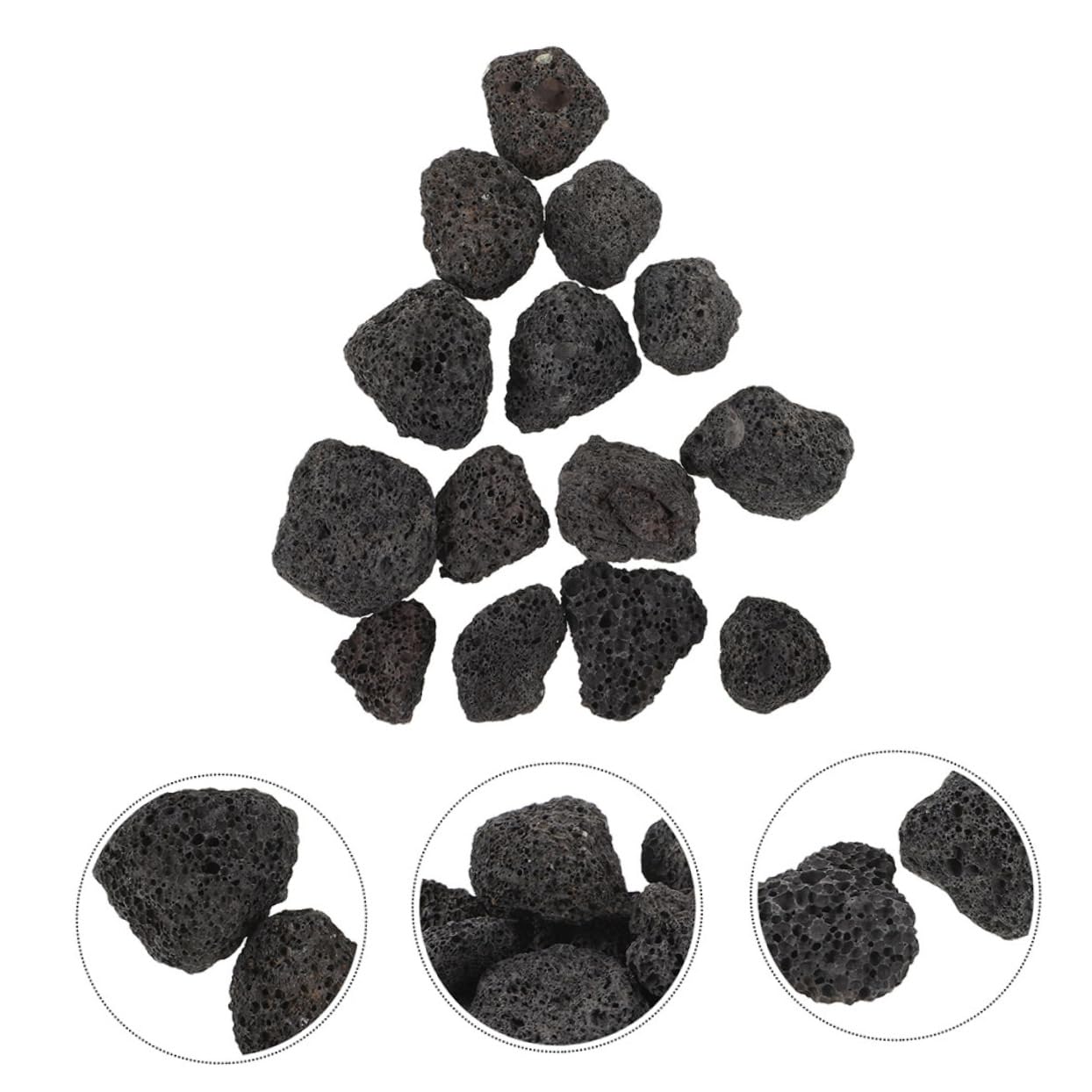 黒い装飾用石 Amazon.co.jp: NESTINGHO 1 装飾石 植物用の溶岩 鉢植えの飾り石 天然