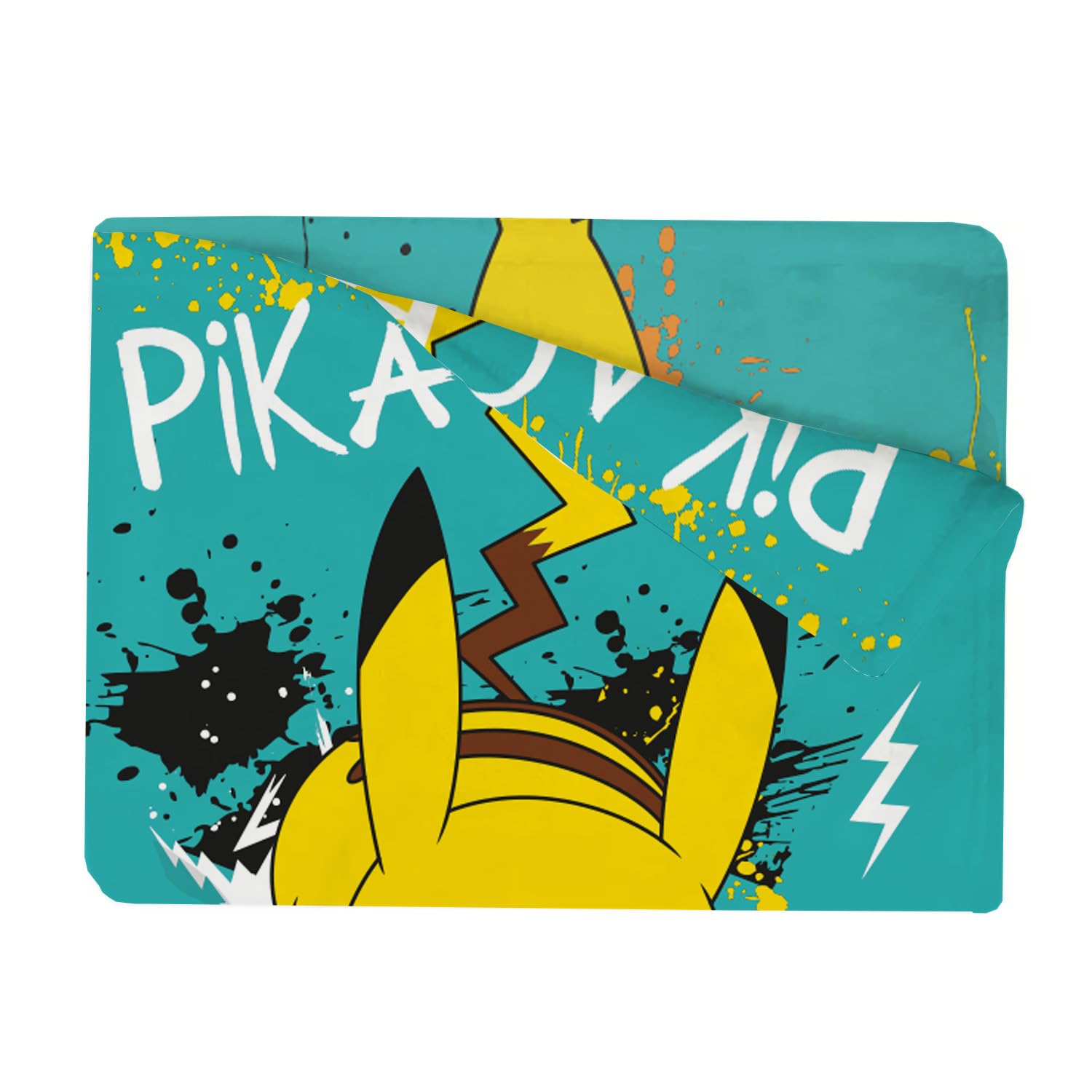 POKEMON - Plaid Pokémon Pikachu 110x130 cm - 100% Polyester - Bleu