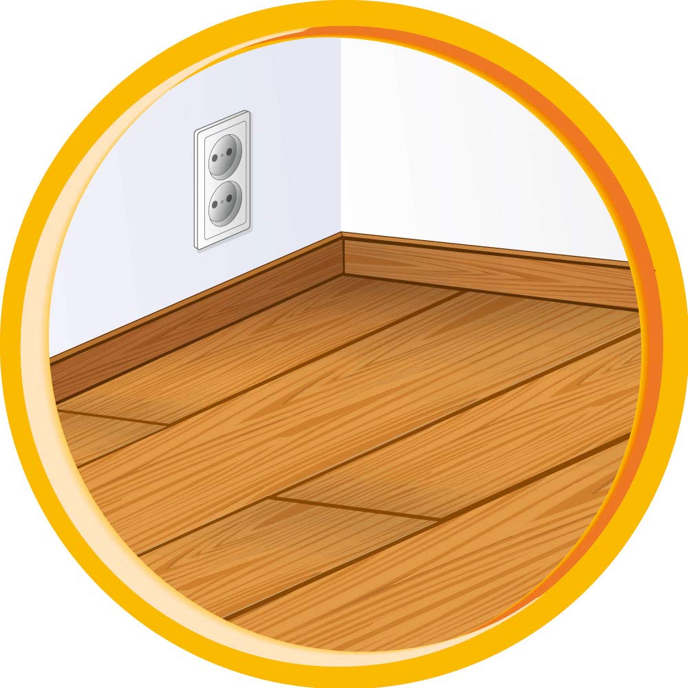 Swirl Parkett-Schondüse – Staubsaugerdüse für empfindliche Böden wie Parkett & Laminat, ultraflaches Design, Universaladapter (32–35 mm), schonende Reinigung, ideal für niedrige Möbel