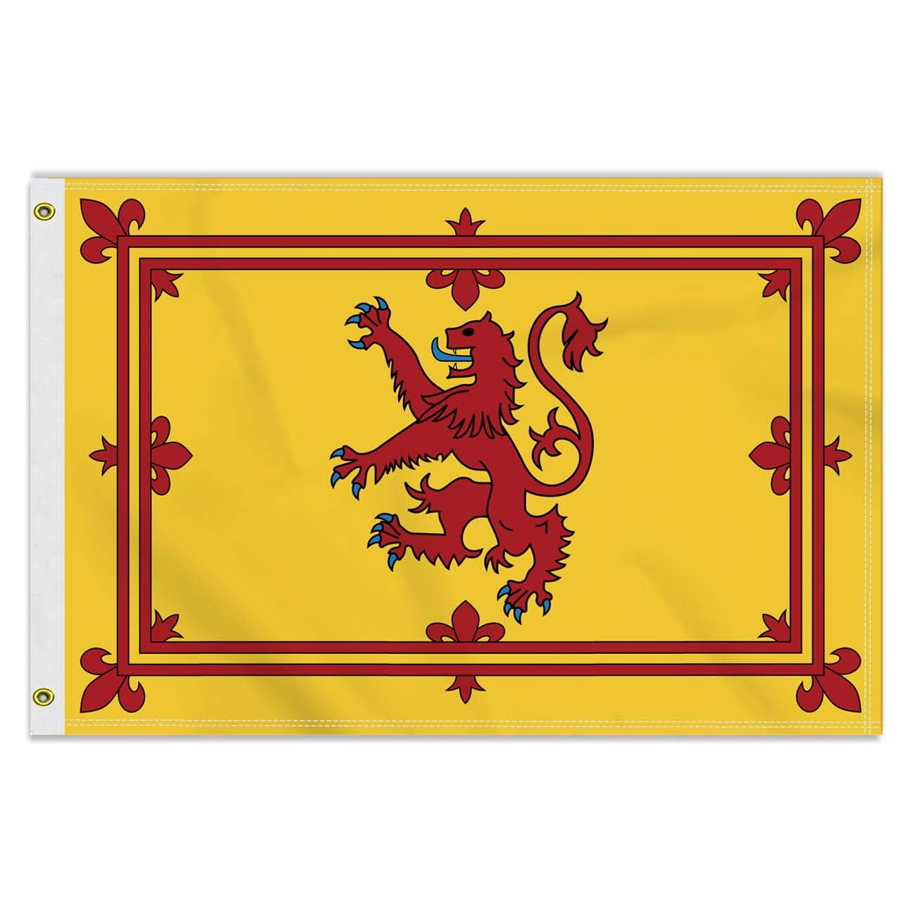 2×3 FT Scottish Lion Flag, Medium 60×90 CM 150D Scottish Lion Outdoor Banner,Decor Garden With Brass Gromment