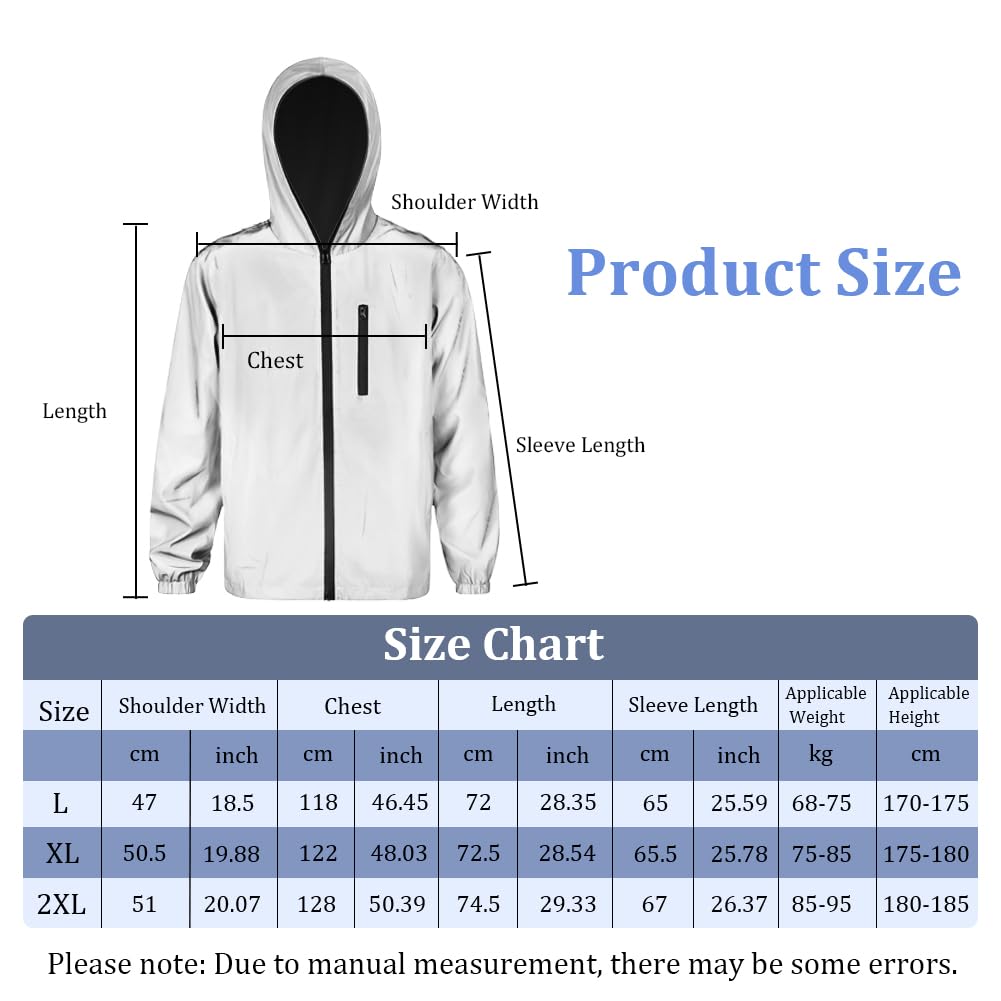 Chaqueta Reflectante Gris con Capucha Cortavientos Hombre Mujer Running