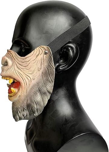 Miniatura 4 de Orangutan Latex Half Face Animal Mask Novelty Dress Up Accessories Halloween Costume Props Unisex