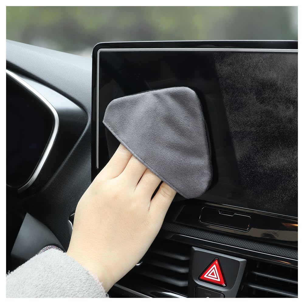 Stacool Car Screen Cleaner Cloth,Rapid Dust Removal Microfiber Cleaning Cloth for Car Display,Cell Phones,Dashboard,Double Sided Car Touch Screen Cleaner Car Accessories for Car,Truck,SUV