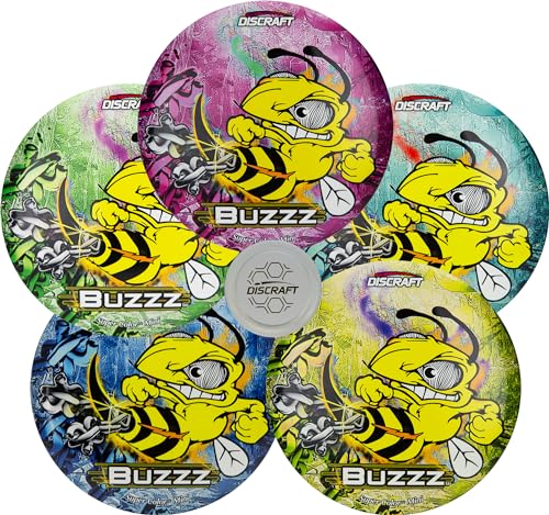 Mini Supercolor Buzzz el regalo ideal de cinco mini discos para jugadores de disc golf