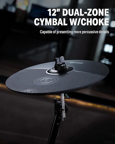 Miniatura 6 de Donner DED-200 MAX - Juego de batería electrónica con cabezales de malla estándar de la industria, caja de 10 pulgadas, Tom3 de 10 pulgadas, choque