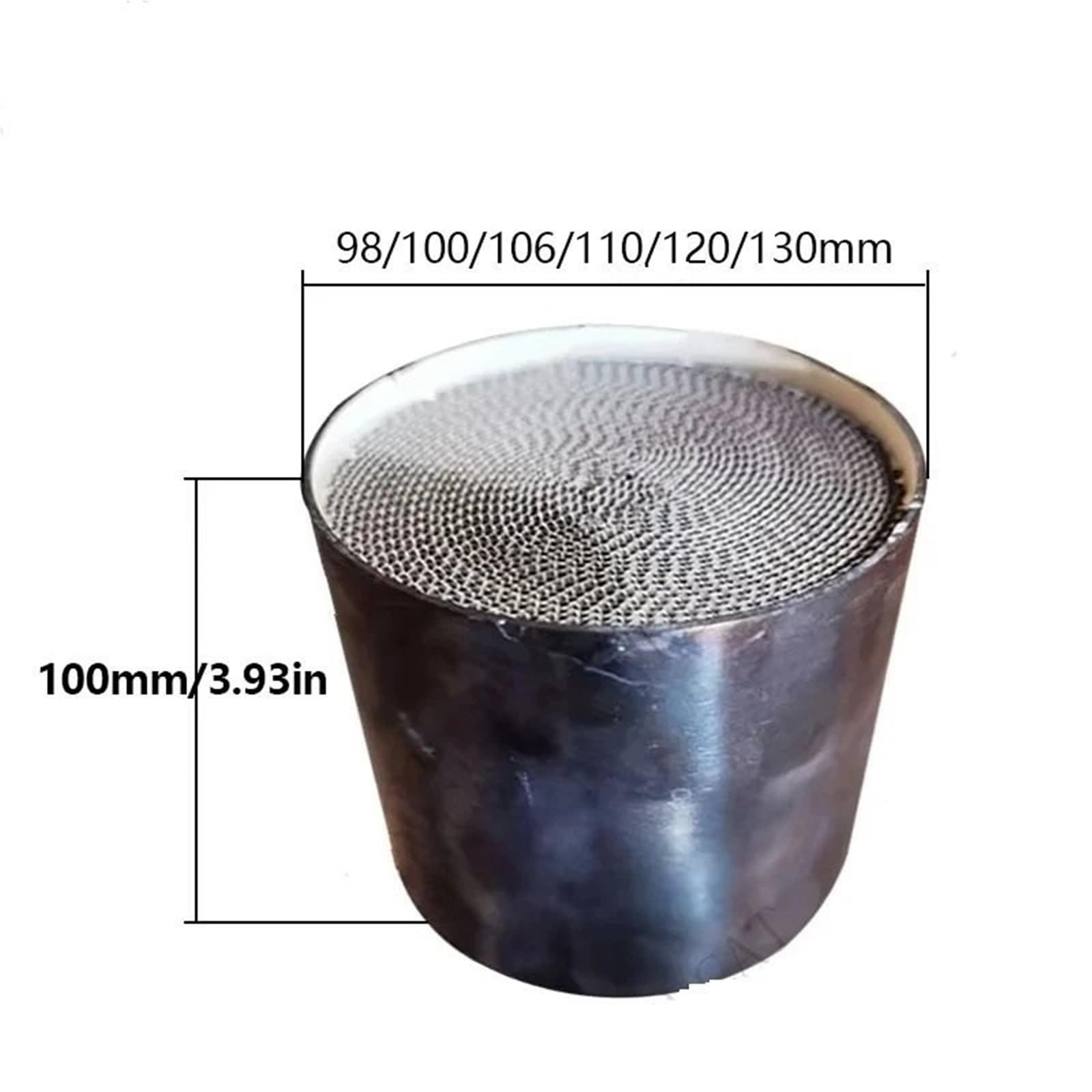 katalizator samochodowy Wysokoprzepływowy metalowy katalizator Euro 4 Katalizator 200/300 CPSI odpowiedni do samochodów z katalizatorem wydechowym | 110-100mm 300cpsi