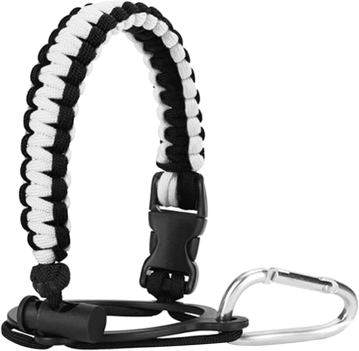Wpppan Yellow Water Bottle Handle Strap For Outdoor Camping Water Bottle Water Bottles Handles Strap Paracord Handles With Safety Paracord Handles Carabiner Water Bottles Holder Lanyard,Water Accessories
