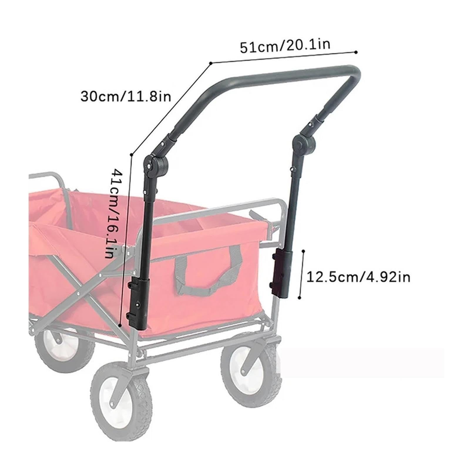 Asa Telescópica Asa de Empuje for Carrito Plegable