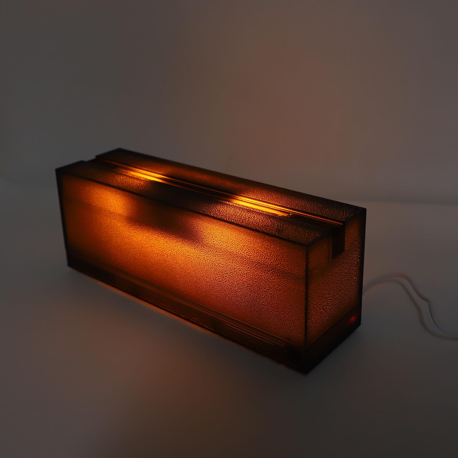 Focket Umidificatore con Diffusore di Aromi a, Effetto Simulata, Luce Sfumata Colorata Alimentato Tramite USB con 3 Impostazioni di Timer, Spegnimento Automatico, 320 Ml, per Viaggi in Ufficio a Casa