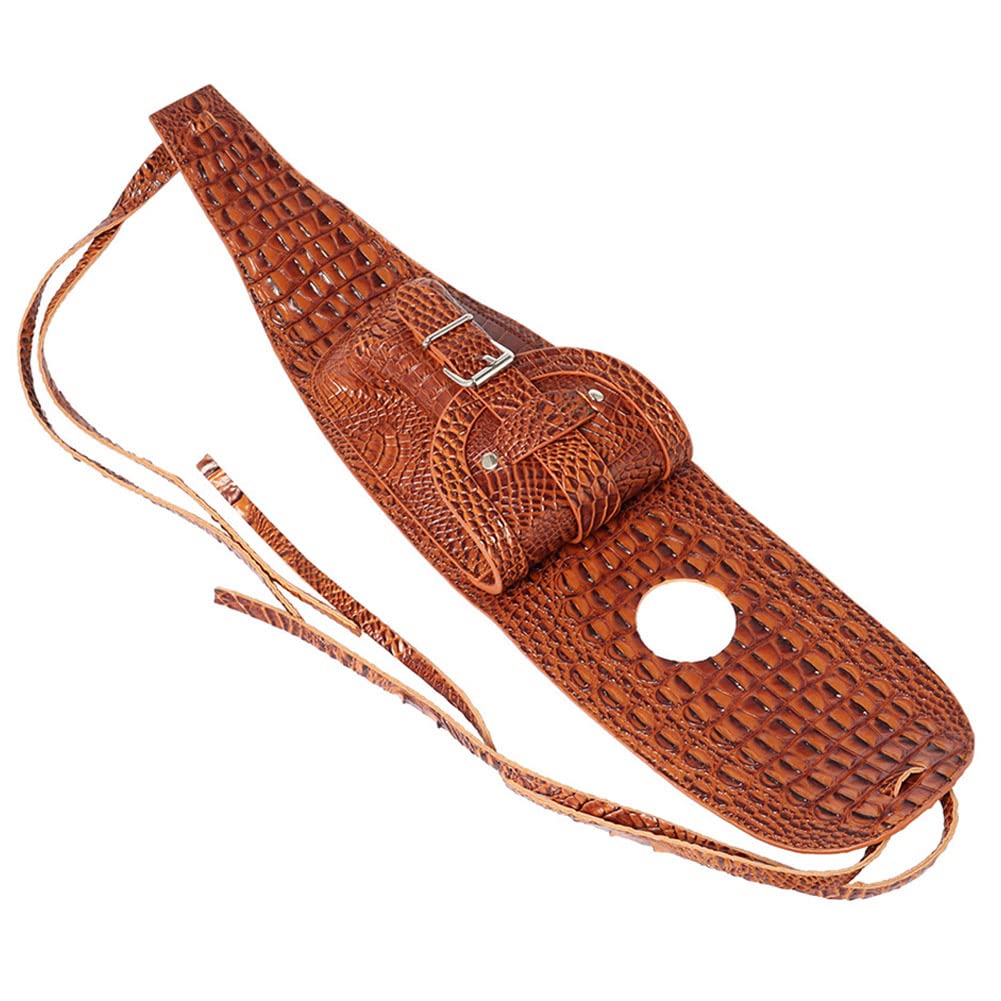 GZYF CNxinn10 Motorcycle PU Leather Fuel Tank Bag, Gas Tank Bag, Dash Console Center Pouch Brown Bag for Harley Sportster models, XL883 XL1200, 48, 72