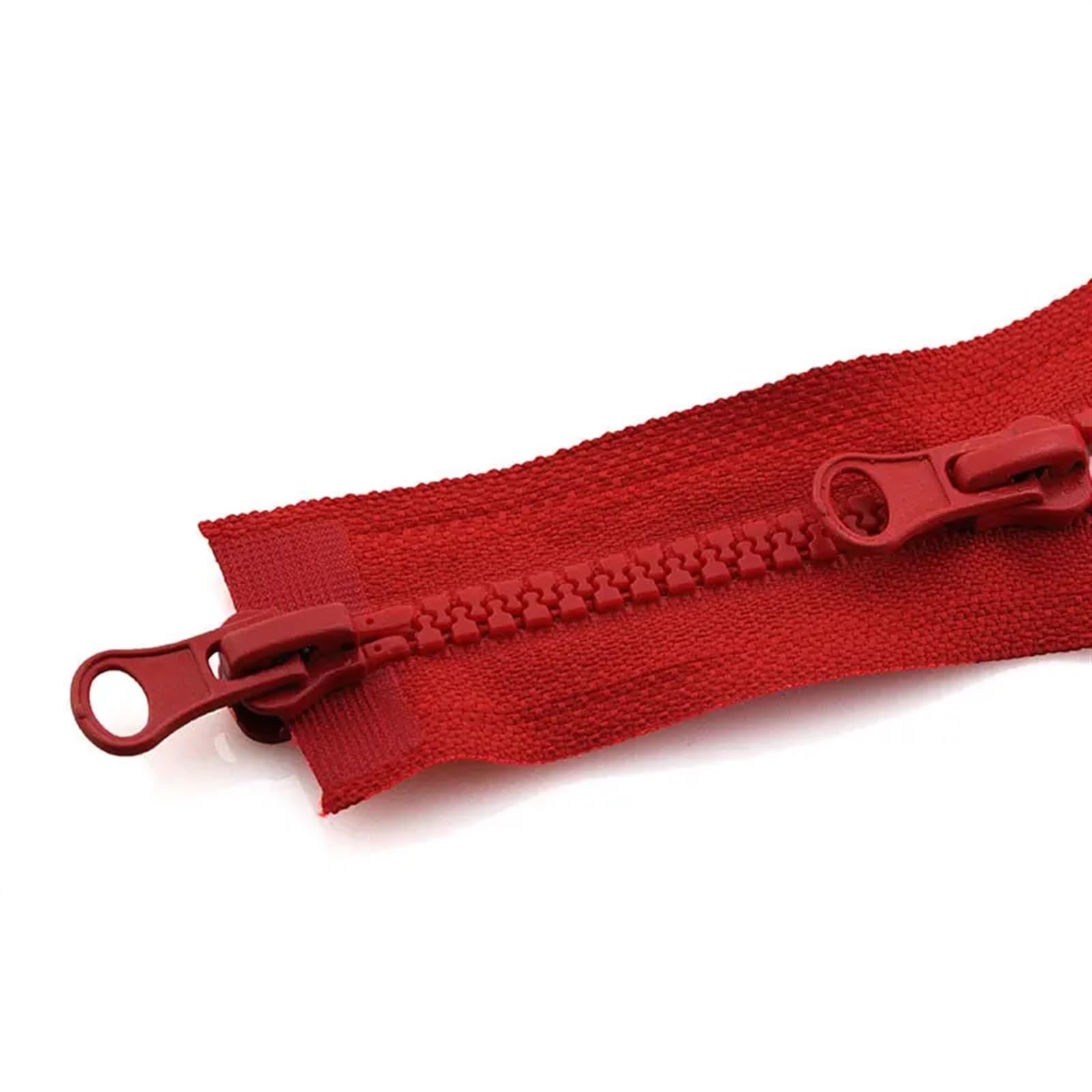 zamki do szycia, 3 szt. Podwójny zamek błyskawiczny do kurtki z podwójnym zamkiem błyskawicznym, akcesoria ubrań, ręcznie robione, DIY(Orange,80CM-5#)