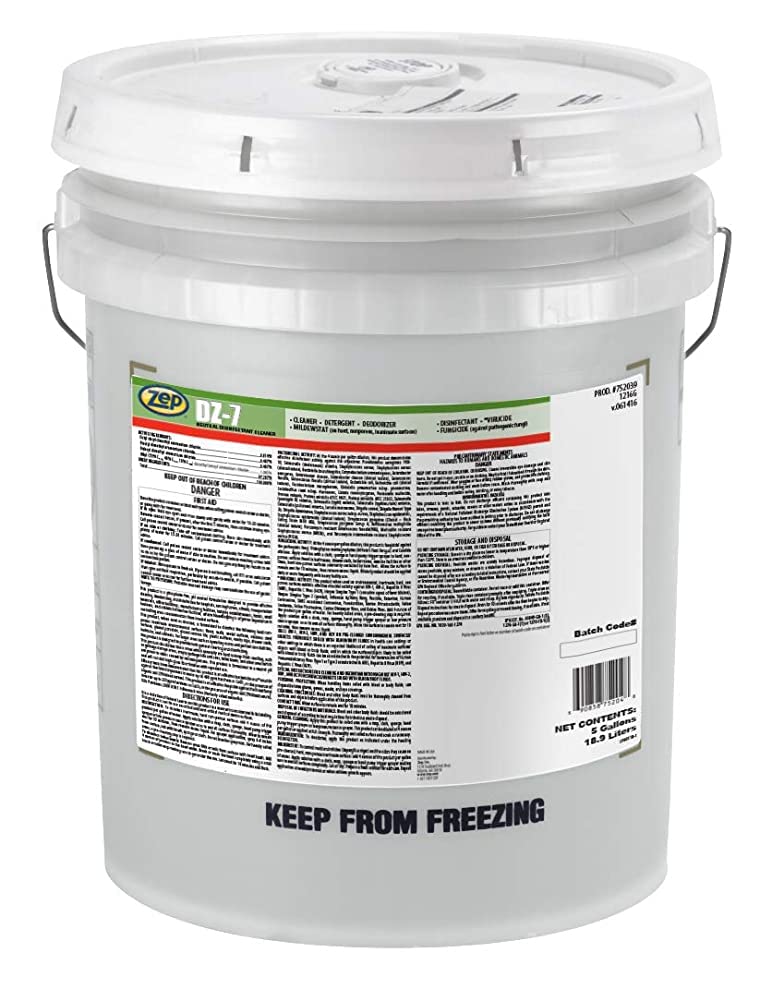 Amazon.com: Zep DZ-7 Neutral Disinfectant Cleaner - 5 Gallon (1