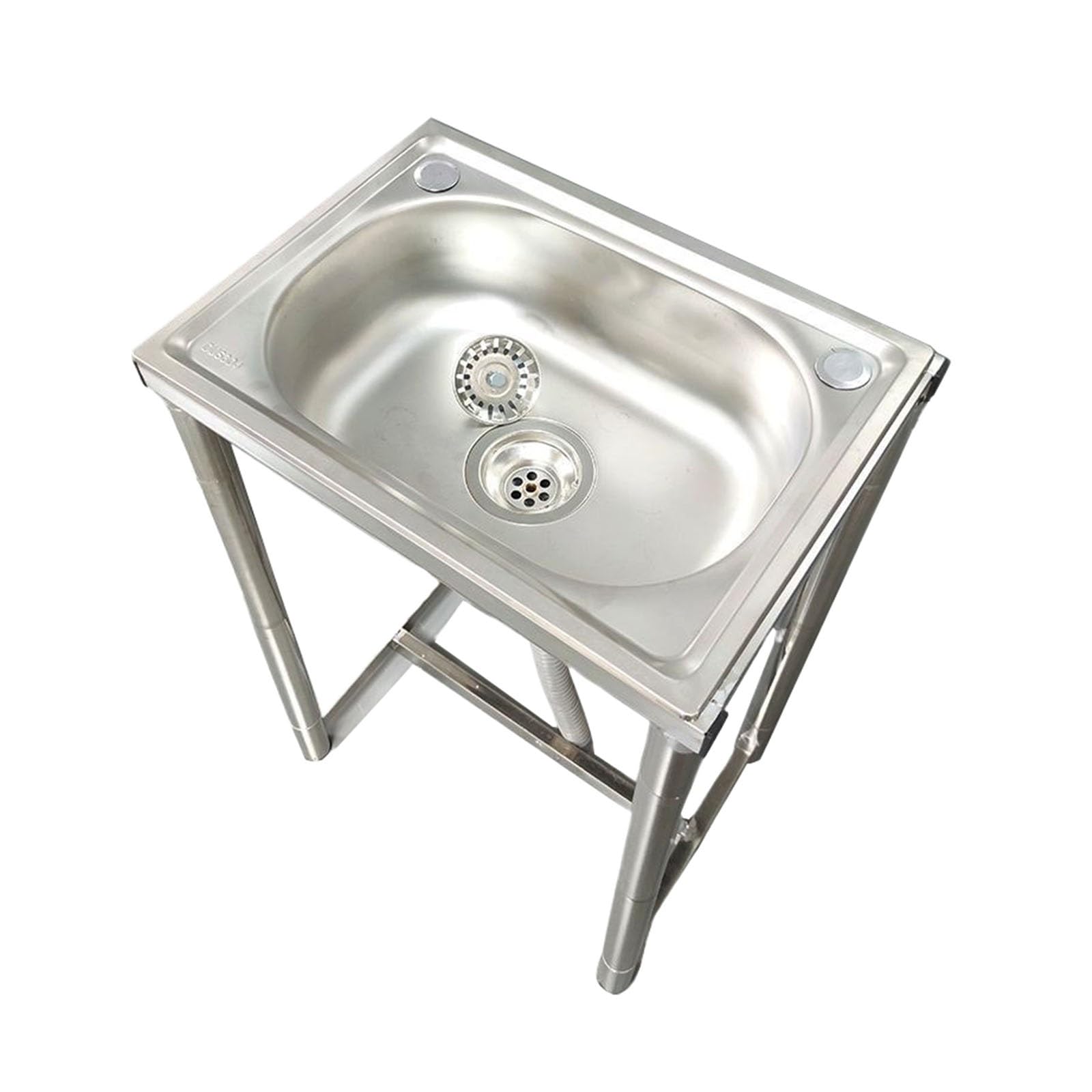 Évier de lavage des mains en acier inoxydable avec support 42x37x75cm