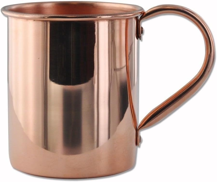 13.5oz 4 Pack, Solid Copper Moscow Mule Mugs by Paykoc (12082x4)