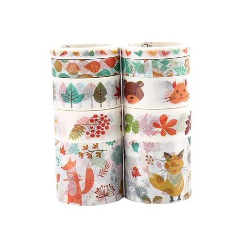 2 cajas 10 rollos de cinta washi cinta washi cinta de pintores cinta ancha washi cinta adhesiva decorativa grabable cinta adhesiva de color cinta