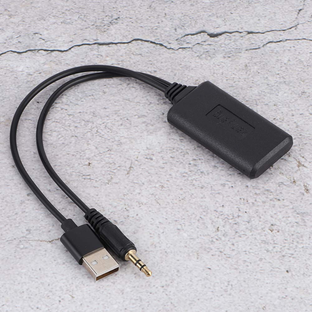 Cavo Audio Bluetooth, Cavo AUX‑IN Bluetooth, Cavo Audio AUX per Auto 3,5 Mm/0,14 Pollici Adattatore Ricevitore Bluetooth HIFI Musica Stereo Accessori Auto