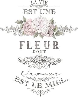 Prima Marketing L'Amour Est Le Miel Redesign Transfer Home Décor, Multi color