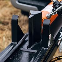 Vista 6 de Titan Attachments Divisor hidráulico de troncos horizontal/vertical remolcable industrial de 30 toneladas, registros de cuarto de hasta 24 pulgadas