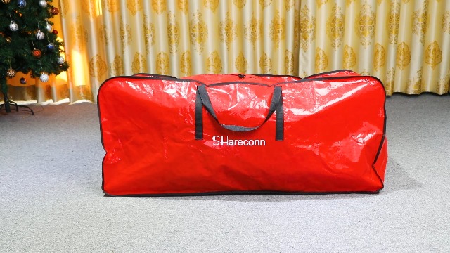 Borsa Per Albero Di Natale SHareconn 7.5 Piedi - Impermeabile, UV Resistente, Rosso | 115x37x50cm - Foto 3