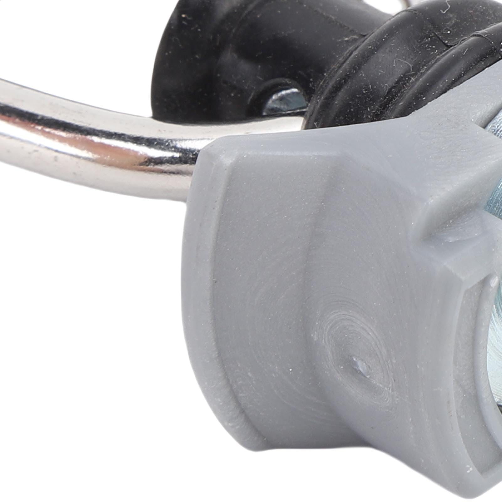 Aramox L-Gleisbindung 10 Stk Hochleistungs-Schiene mit D-Ring für Van und Pickup 1333 lb Tragkraft (Grau)