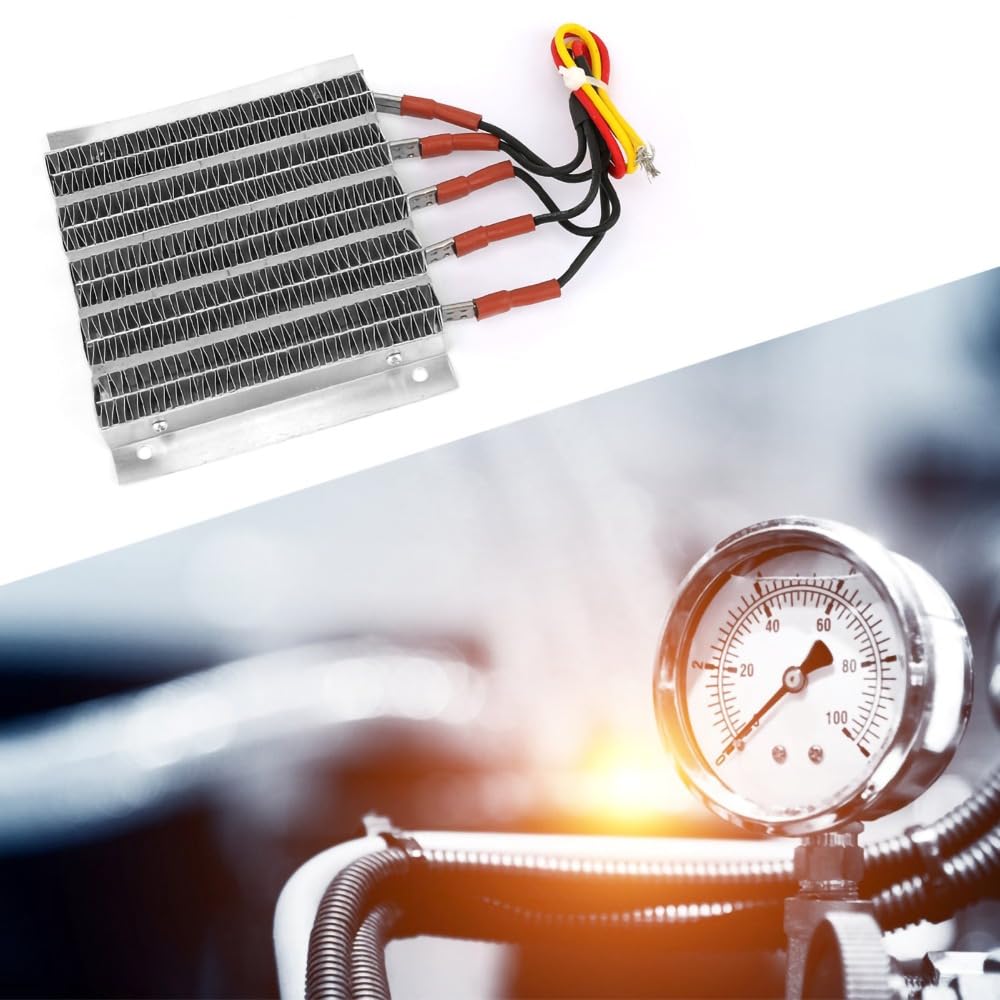 1000W PTC Heating Plate with Cable - 36V 48V Constant Temperature Heater for Industrial Lab Equipment, Solid & Gas Heating Applications