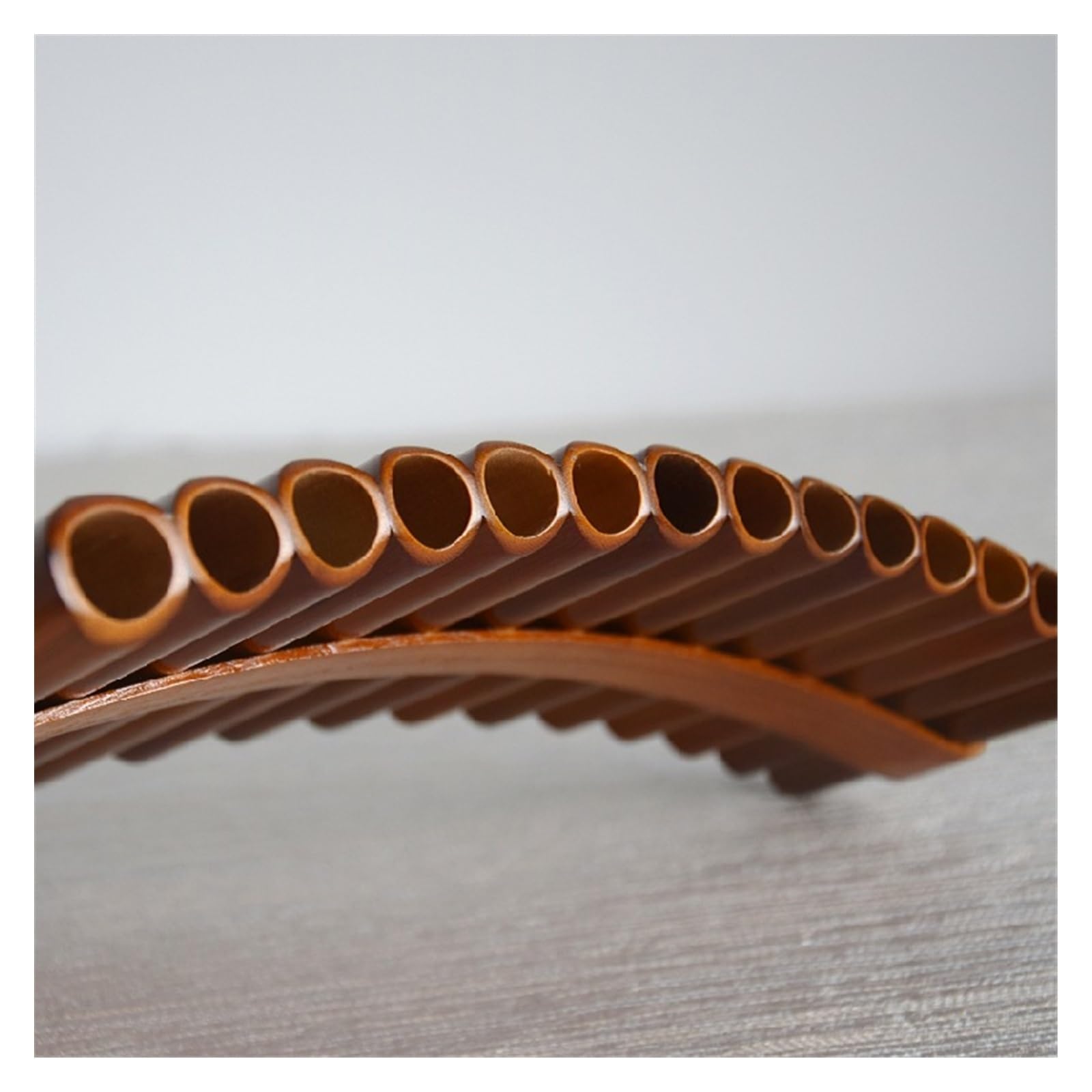 BABYCE pan Flute Beginners Traditional Musical Instrument 15-Tube Panpipe in C Key and G Key Entry-Level Model for Students and Beginners (Color : C Key Right Hand)