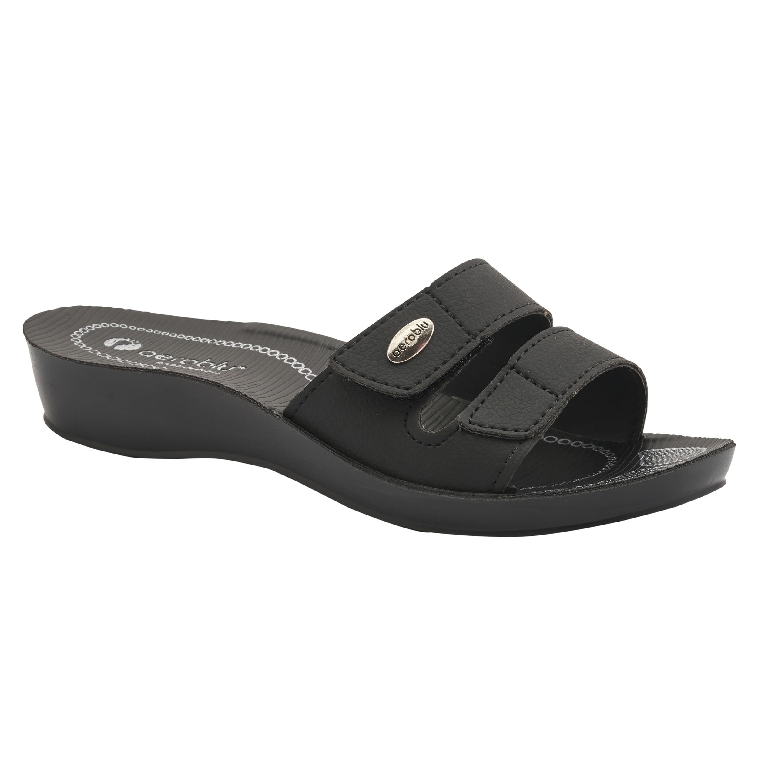 Comfortable Flat Slippers for Women| Dual Velcro Strap | Flexible & Durable| Anti Skid & Lightweight Slip-On Flats Girls | Ideal for Everyday Wear-image-27
