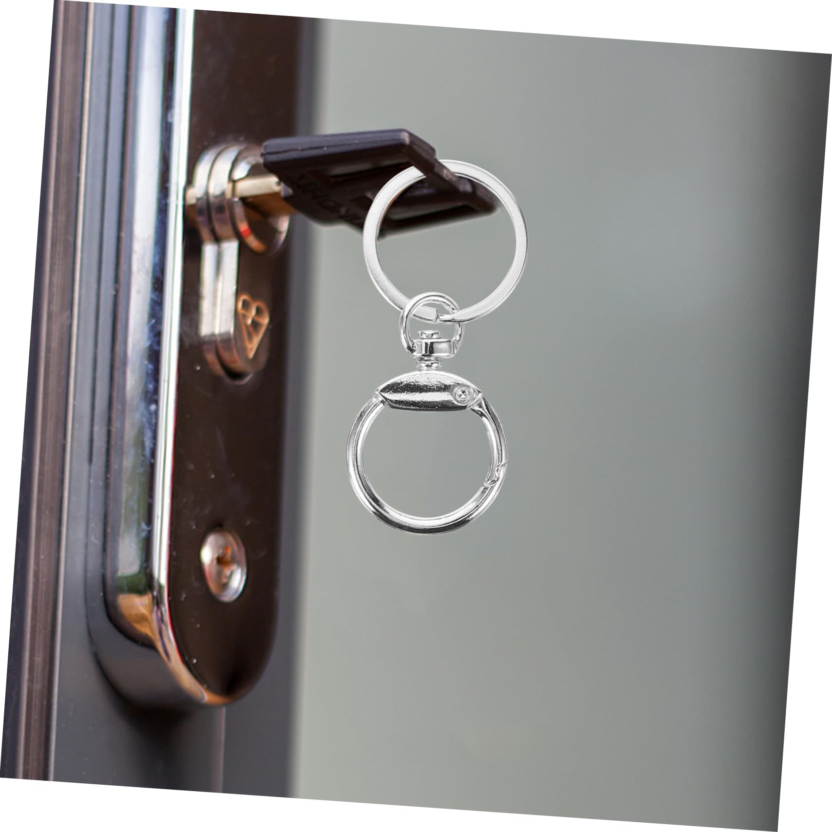 ARTIBETTER 3 Set Portachiavi Metallo Zincato Da Clip Per Portachiavi Accessori Fai Da Te Per Creazioni Uniche E Decorazioni Resistente E Leggero Per Chiavi E Pendenti 10 Pezzi*3