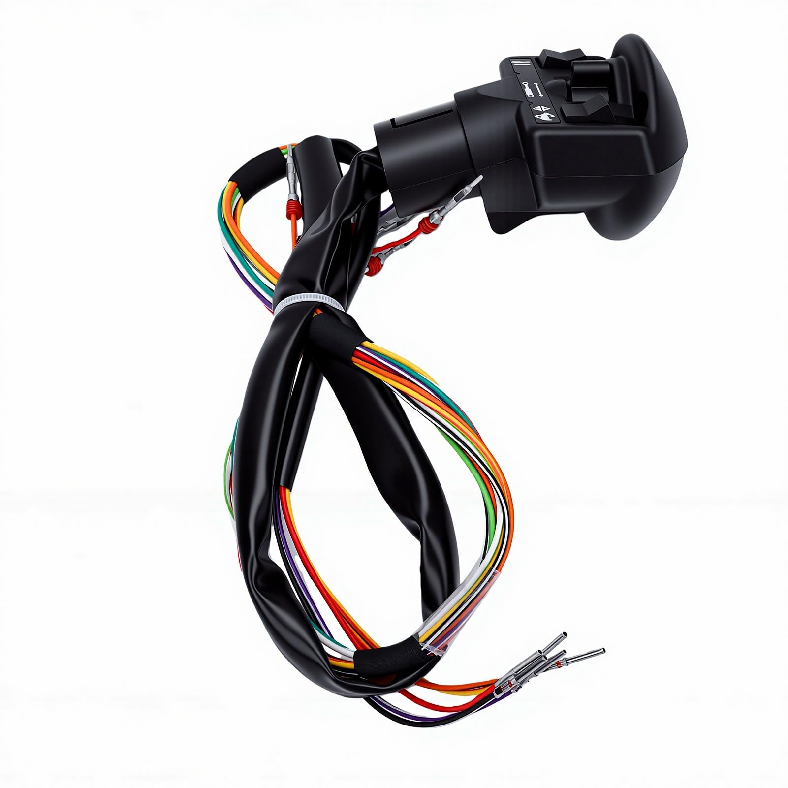 AMONIDA 6680462 Rechter Neigungs-Joystickgriff für Kompaktlader, 4 Schalter