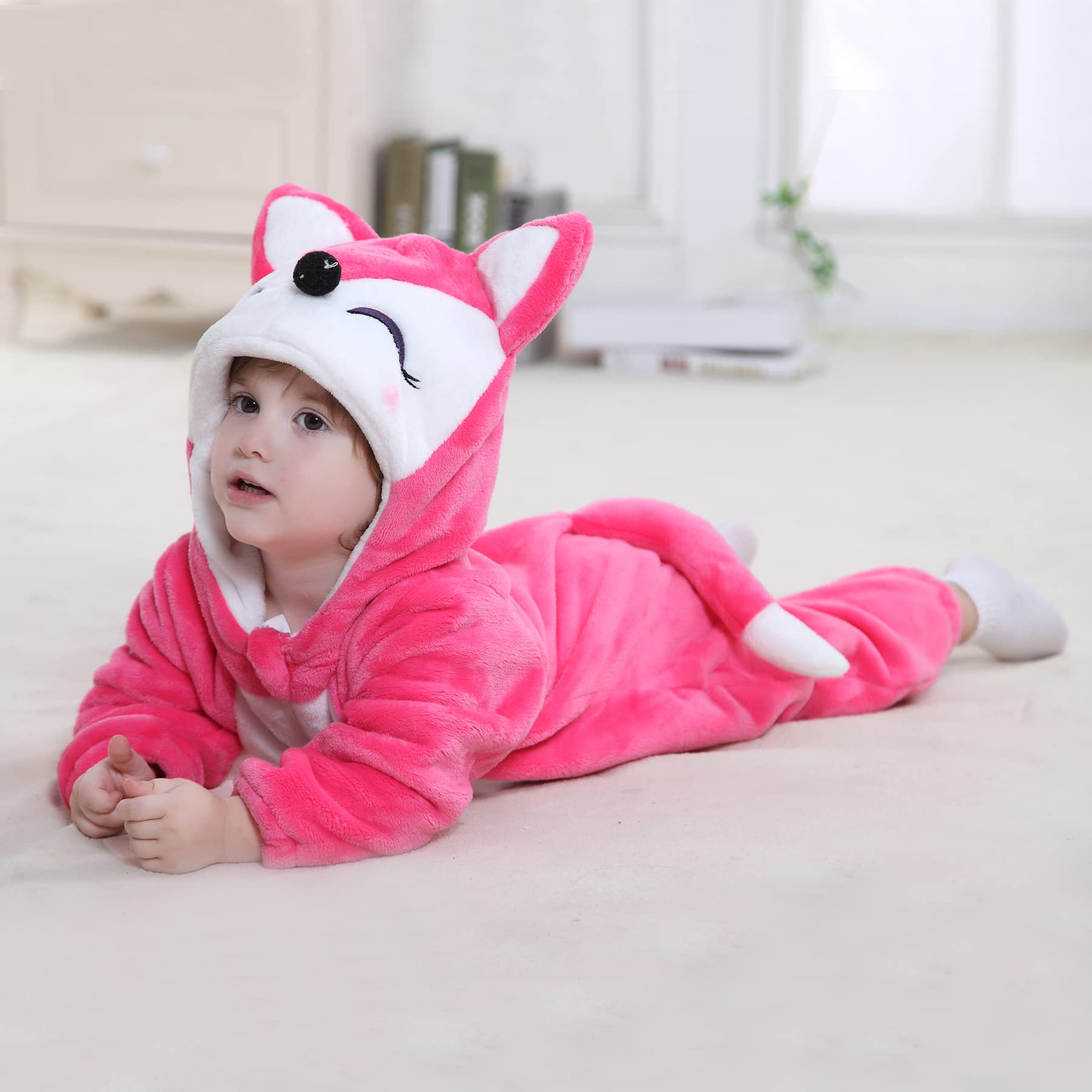 TONWHAR Kid's And Toddler's Animal Halloween Costume Outfit Baby One-Piece Rompers Onesie — view 9