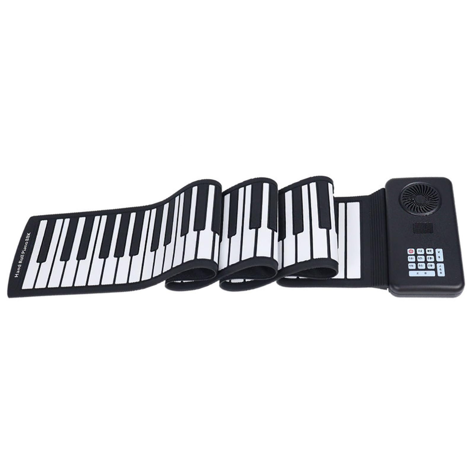 Clavier enroulable à 88 touches, piano électronique pliable, rechargeable, portable pour débutant, enfant, facile à, multifonction, instrument à clavier portable