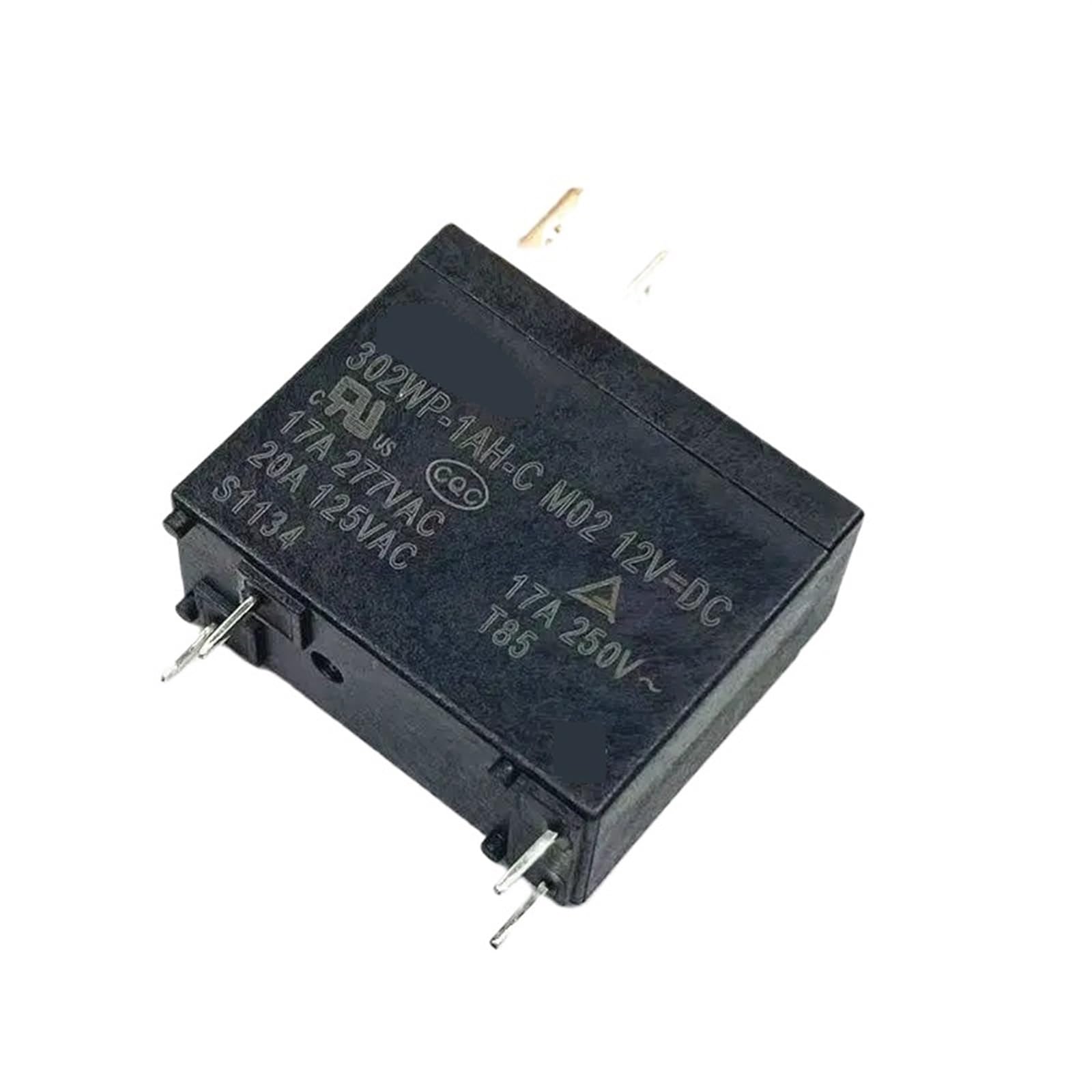 Relais 302WP-1AH-F-C T03 12VDC 17A à 4 pieds normalement ouverts pour chauffe-eau