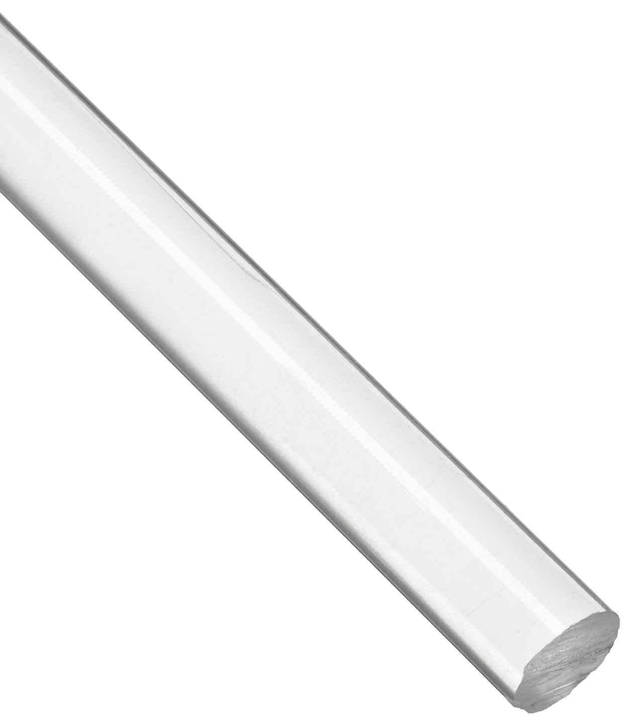 Cast Acrylic Round Rod, Smooth, UL 94HB, Clear, 1-3/4 OD, 6' Length