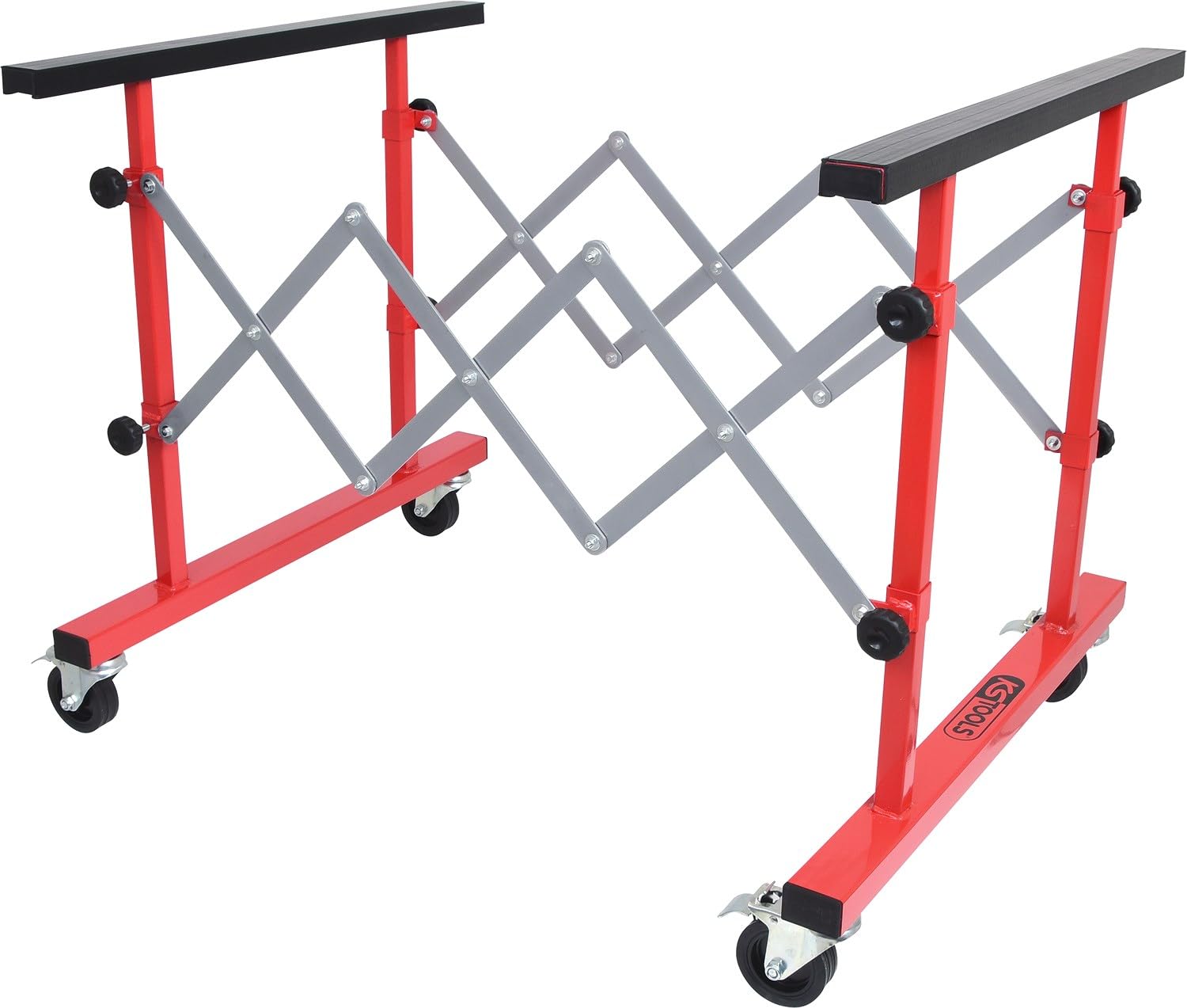 KS Tools 500.8100 Carrello universale telescopico multiuso con ruote,257-1380mm