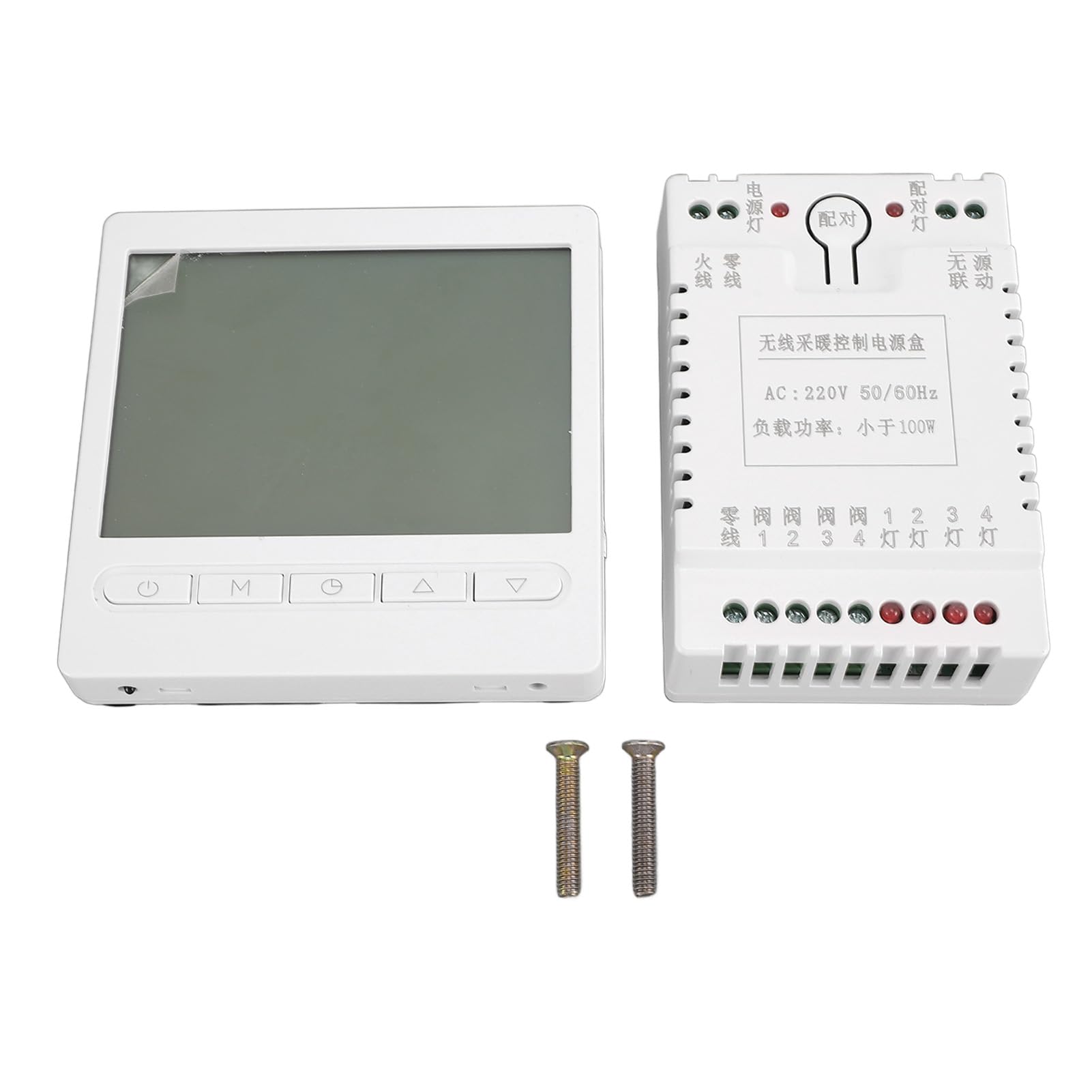 Thermostat sans fil 220V RF avec panneau LCD Home Smart AC pour serre