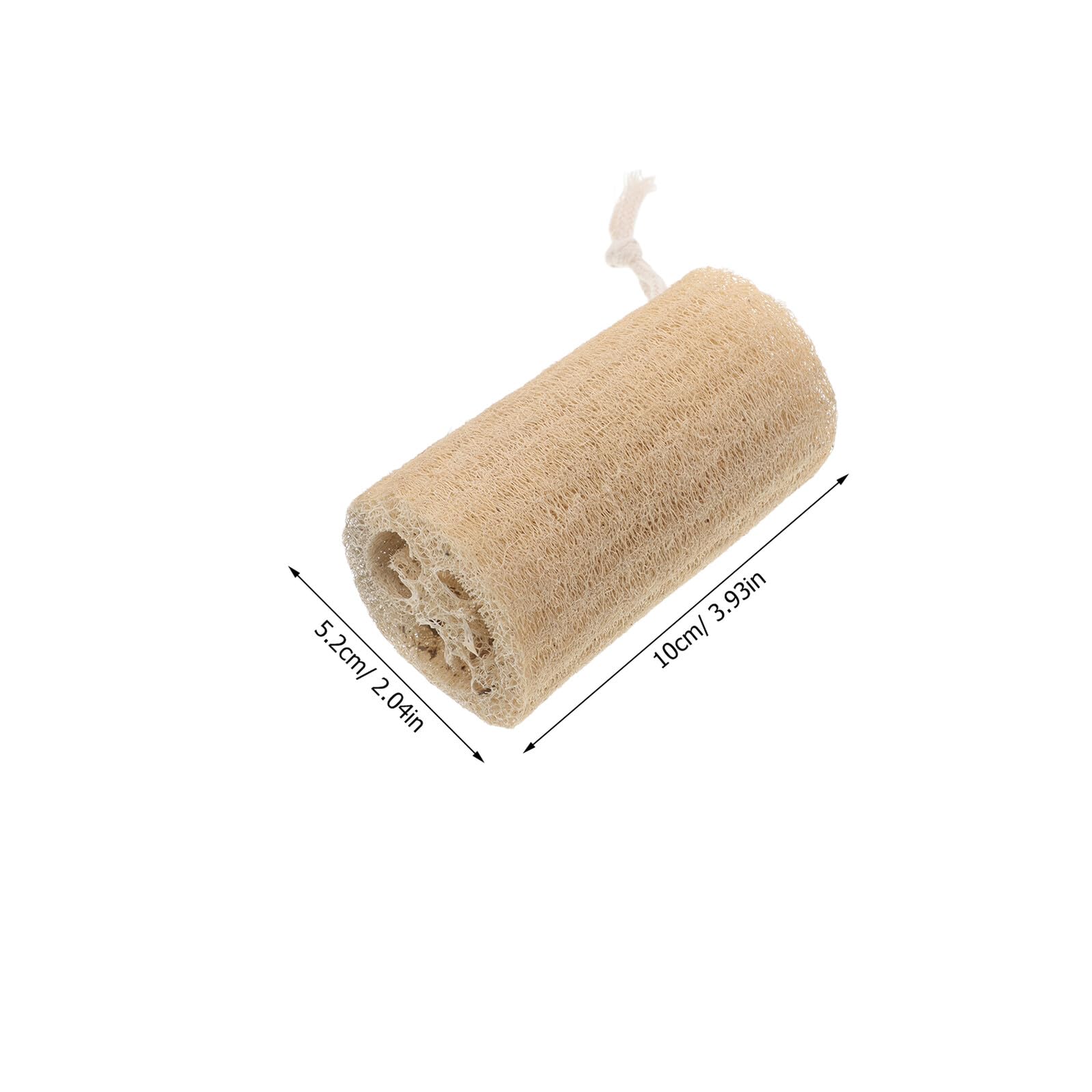 12 Piezas Esponja Natural de Loofah para Ducha Exfoliante Corporal y Profunda Ligera y Compacta Mejorando Circulación y Textura de Piel Adecuada para Hombres y Mujeres Uso