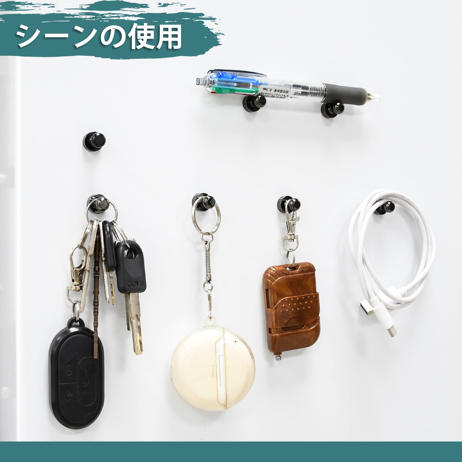 Amazon.co.jp: 12個セット 強力マグネットピン ネオジム磁石 超強力