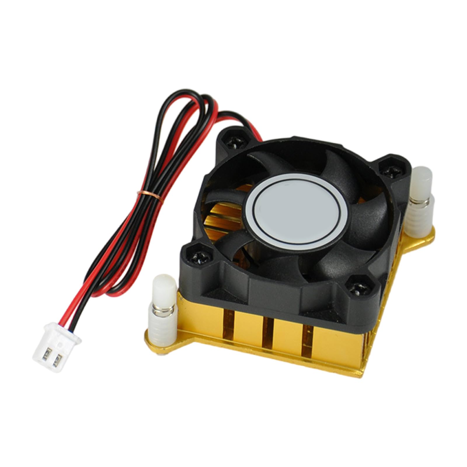 Maxtonser Aluminium Heatsink Fin Coolers DC5V 12V 40mm DC5V 12VFan for Northbridge Chipset Cooling and Small Electronics