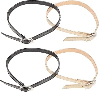 BCOATH 2 Pairs High Heels Strappy Shoes Dress Shoes for Women Heels Sandal Heel Leather Laces Shoe Strap Extender Leather Ankle Straps Anti Loose Shoe Straps Daily Use Heel Band Sandals