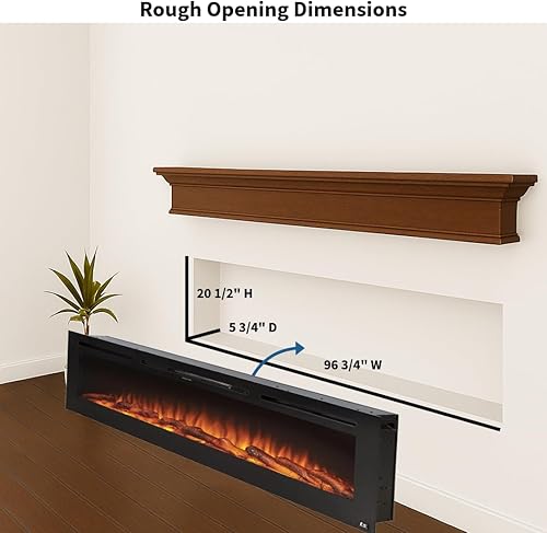 Miniatura 28 de Touchstone Sideline - Chimenea eléctrica empotrable