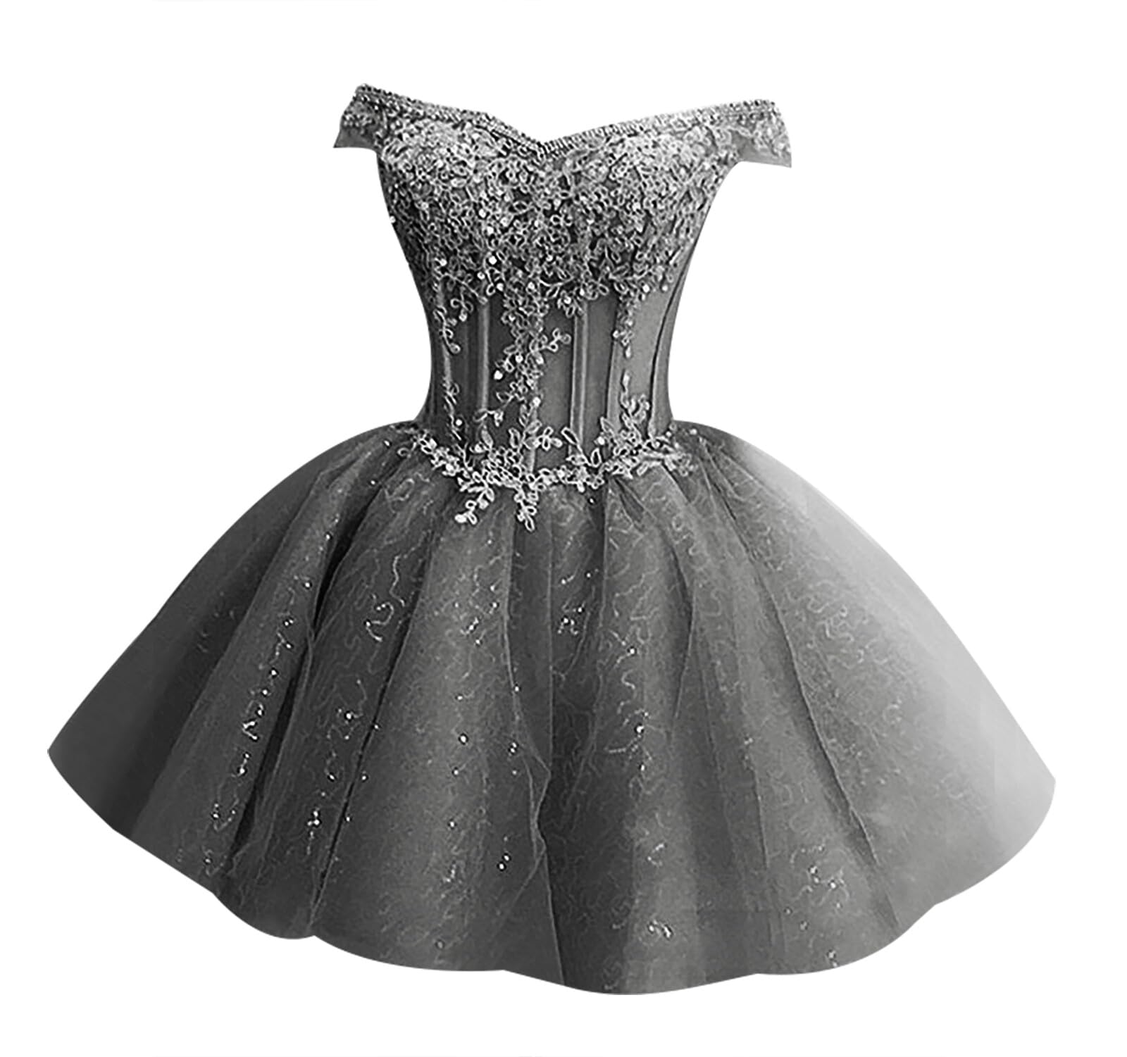 JAEDEN Prom Dress Lace Short - HOCO Dresses for Teens 2026 Tulle Homecoming Dresses