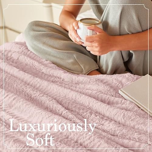 Miniatura 2 de The Connecticut Home Co - Manta Decorativa para Sofá, Decoración de Habitación Suave y Esponjosa, Mantas Cálidas y Acogedoras para Cama, Sofás,