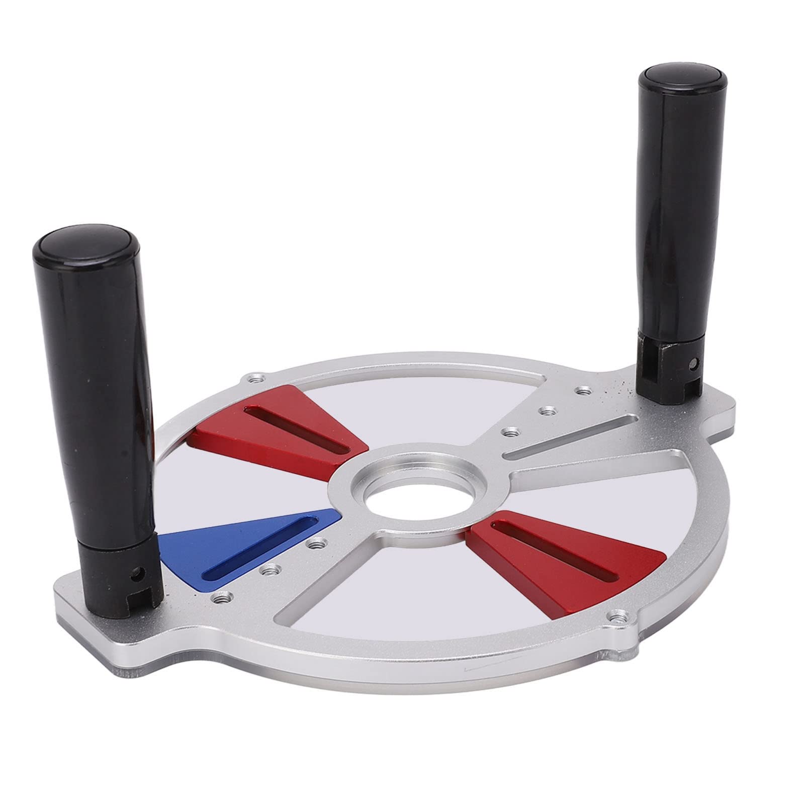 Soporte para máquina de rebajado en carpintería, soporte guía de taladrado multifuncional, soporte de posicionamiento con ranura en aleación de aluminio, provisto de pasadores de