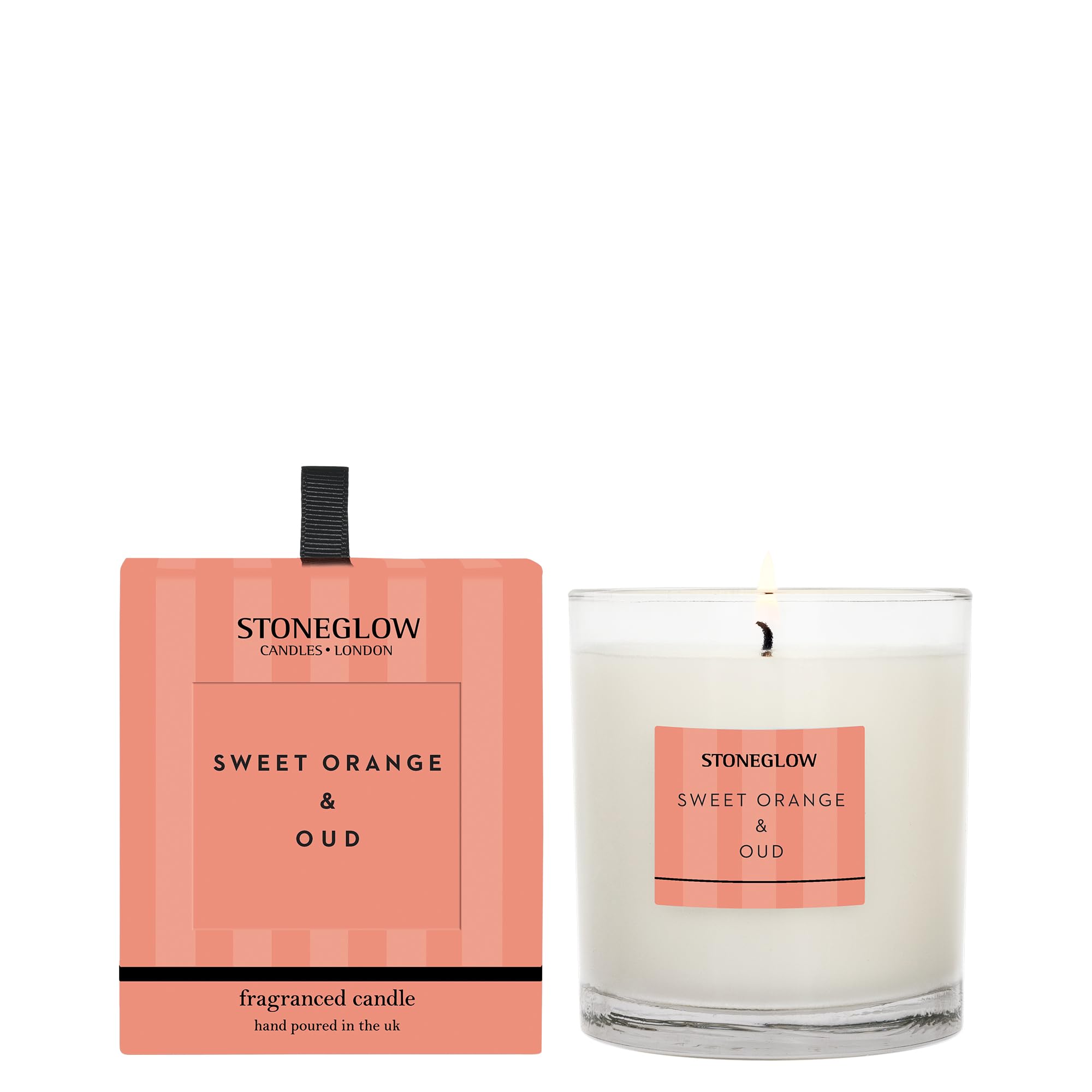 Stoneglow - Modern Classics Collection - Sweet Orange & Oud - Scented Candle - Boxed Tumbler