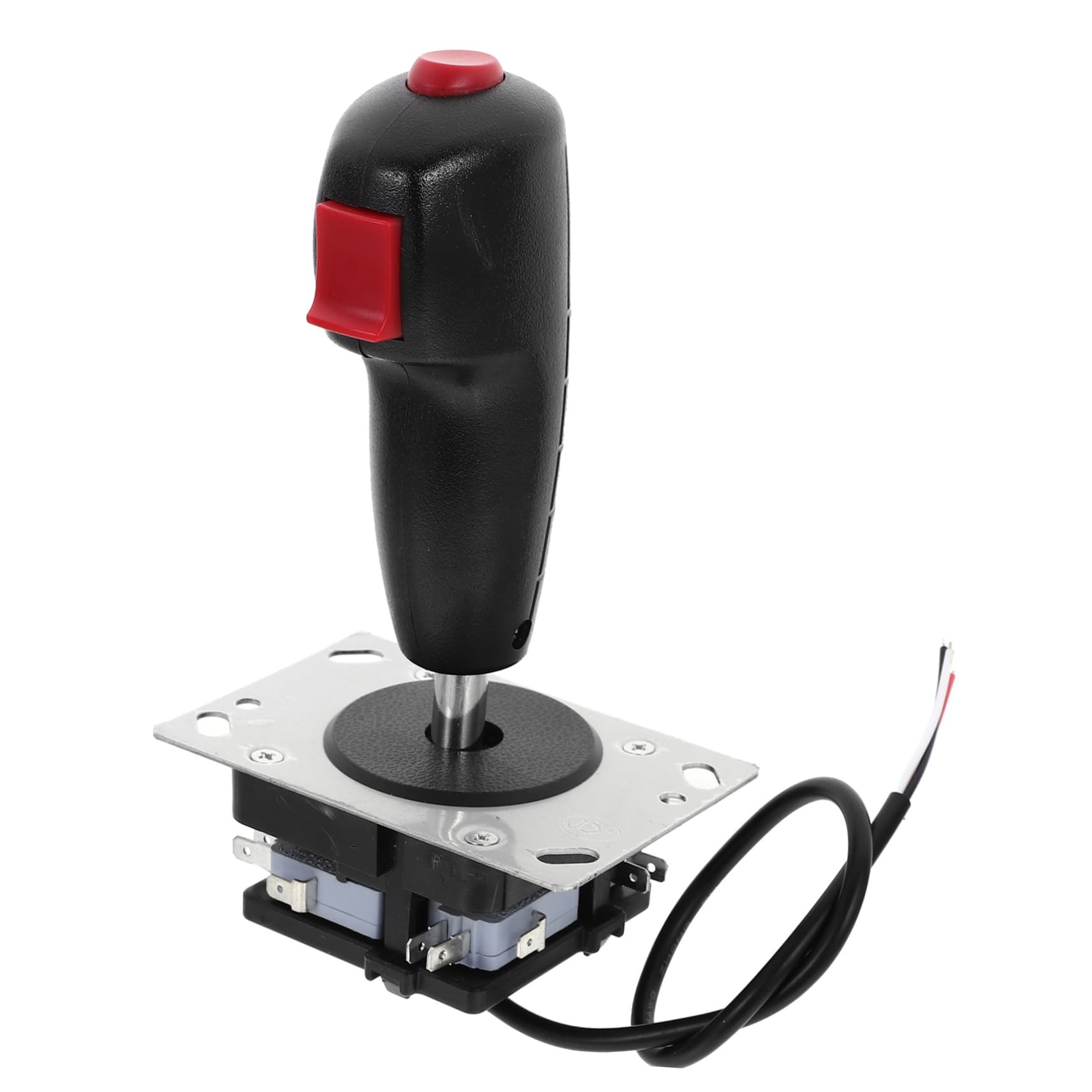 BESTonZON Joystick da Gioco Vibrazione per Simulazione Aerea e Postazione Gaming, Stick Game Controller in Lega di Alluminio e Pvc, Flight Stick Joystick Micro Circuito