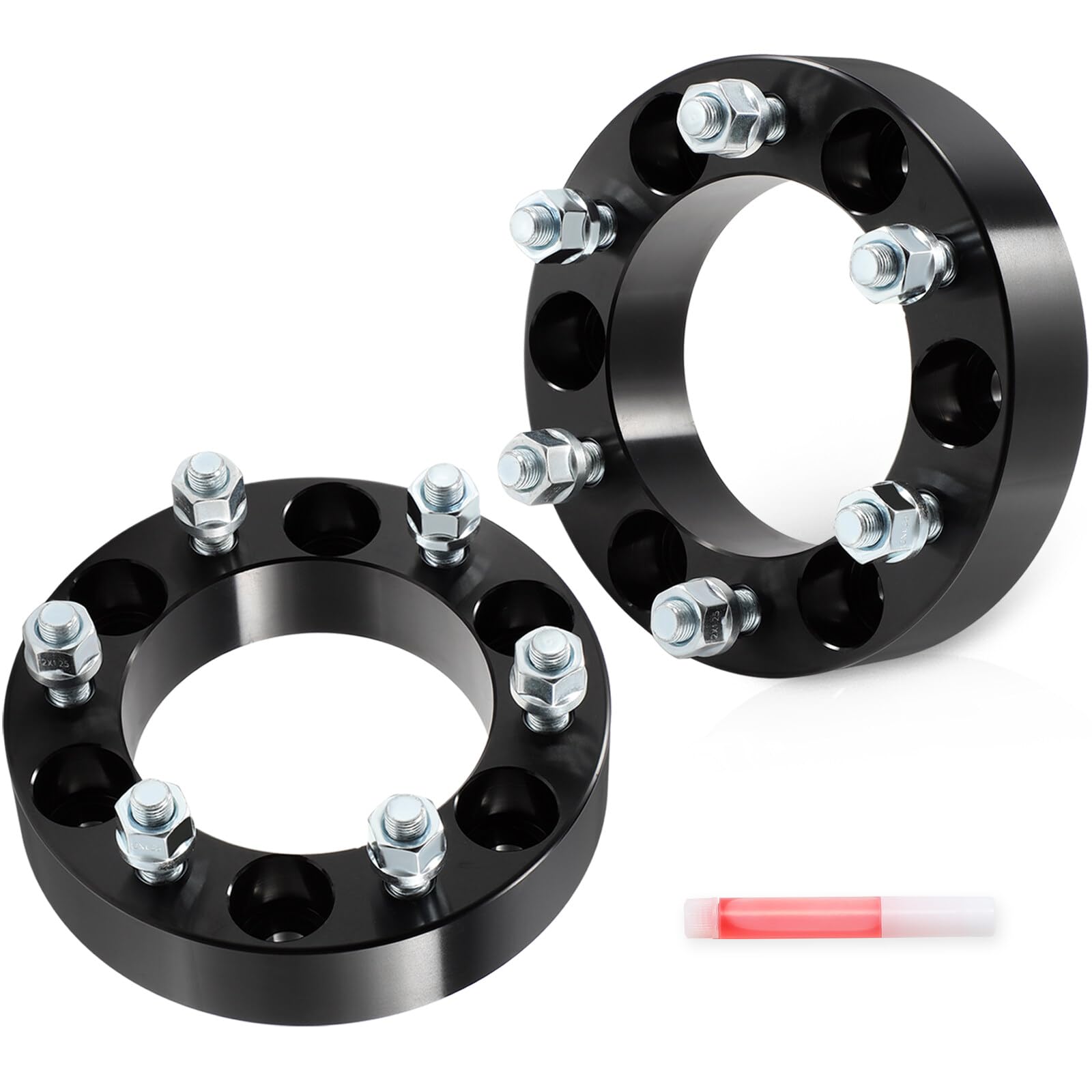 SCITOO 2pcs 6x5.5 Wheel Spacers 1.5 inch for Nissan Black Wheel Adapters